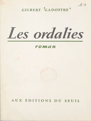cover image of Les ordalies